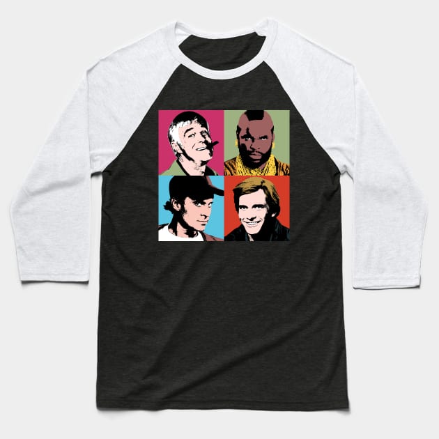 The A-Warhol Team Baseball T-Shirt by RetroFreak